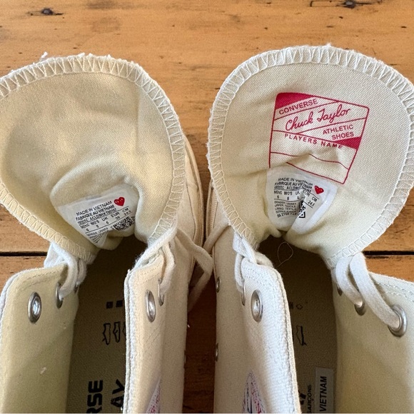 Comme Des Garçons x Converse Play High-Tops Limited Edition VGUC US 6 / 8 - Picture 4 of 15